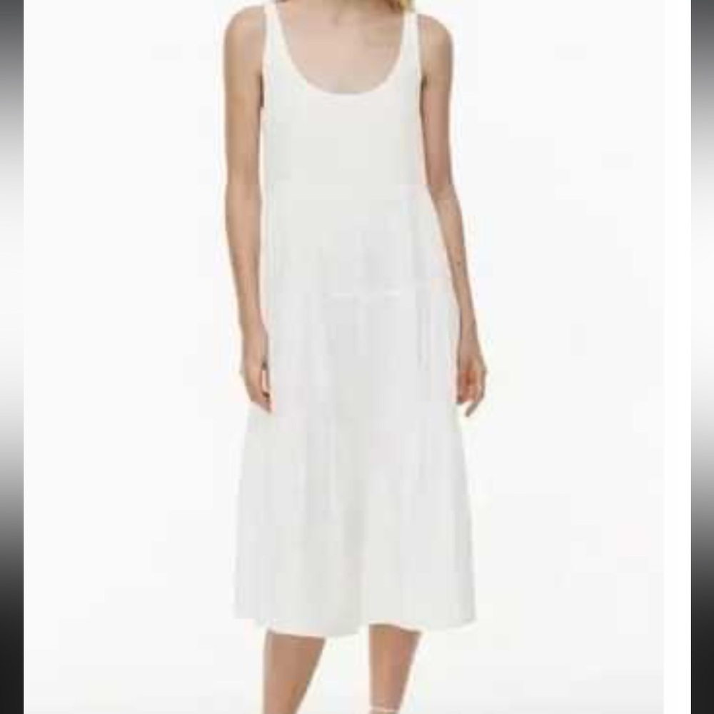 Wilfred Free White Tiered Dress